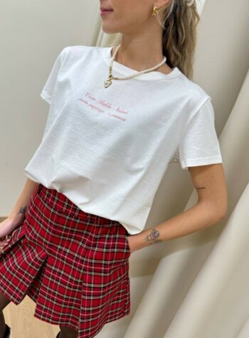 Shop Online T-shirt stampa “Caro Babbo natale porta pazienza…” Vicolo