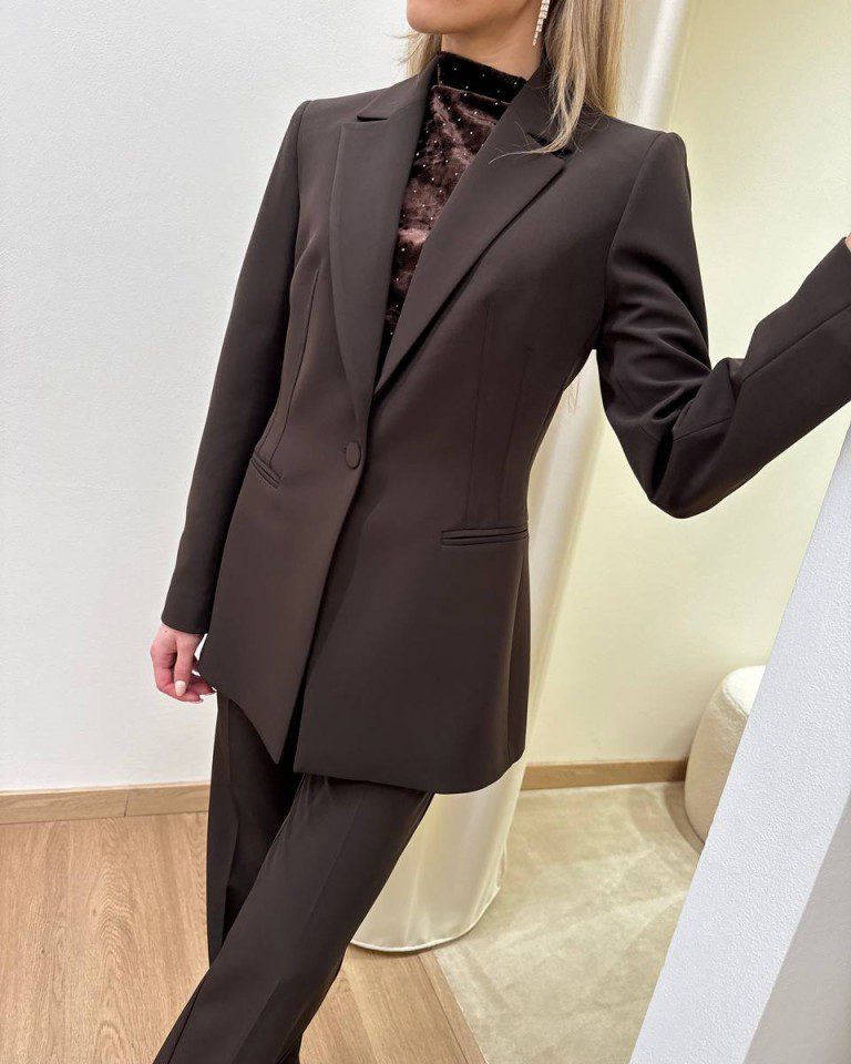 Giacca moro avvitata doppio taglio laterale Kontatto Shop Online Giacca moro avvitata doppio taglio laterale Kontatto