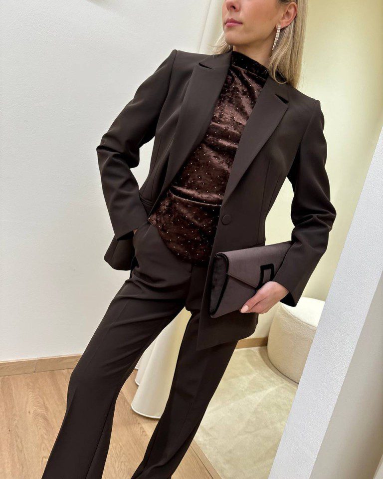 Giacca moro avvitata doppio taglio laterale Kontatto Shop Online Giacca moro avvitata doppio taglio laterale Kontatto