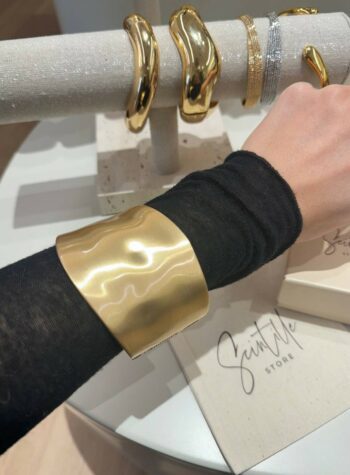 Shop Online Bracciale fascia dorato opaco