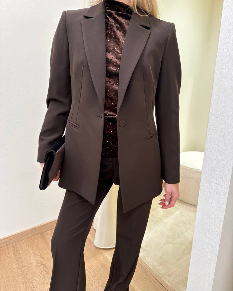 Giacca moro avvitata doppio taglio laterale Kontatto Shop Online Giacca moro avvitata doppio taglio laterale Kontatto