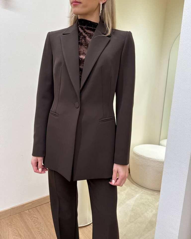 Giacca moro avvitata doppio taglio laterale Kontatto Shop Online Giacca moro avvitata doppio taglio laterale Kontatto