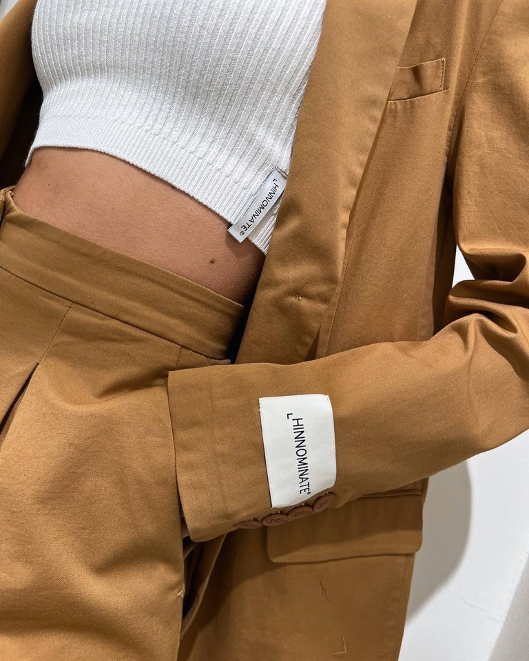 Giacca sfoderata tabacco Hinnominate Shop Online Giacca sfoderata tabacco Hinnominate