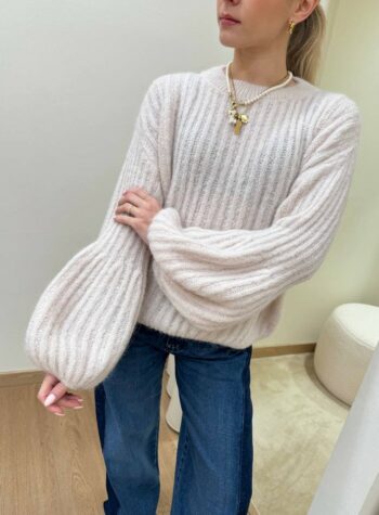 Shop Online Maglione manica a sbuffo burro Souvenir