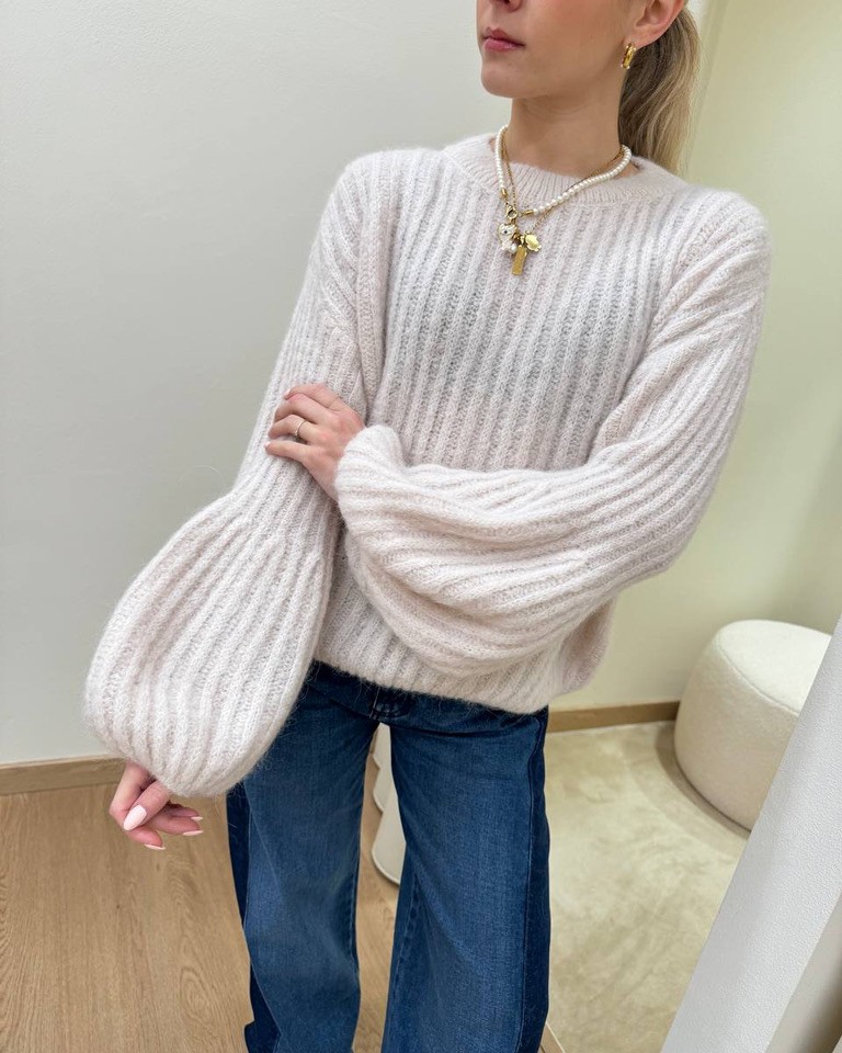 Maglione manica a sbuffo burro Souvenir Shop Online Maglione manica a sbuffo burro Souvenir