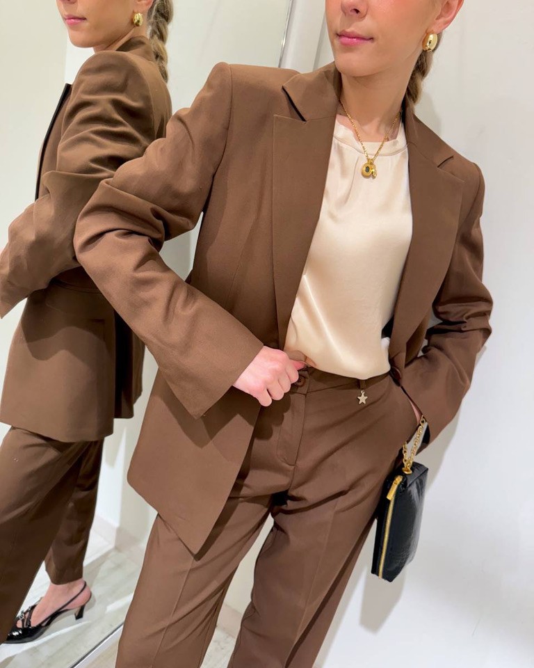 Giacca con martingala cioccolato Souvenir Shop Online Giacca con martingala cioccolato Souvenir