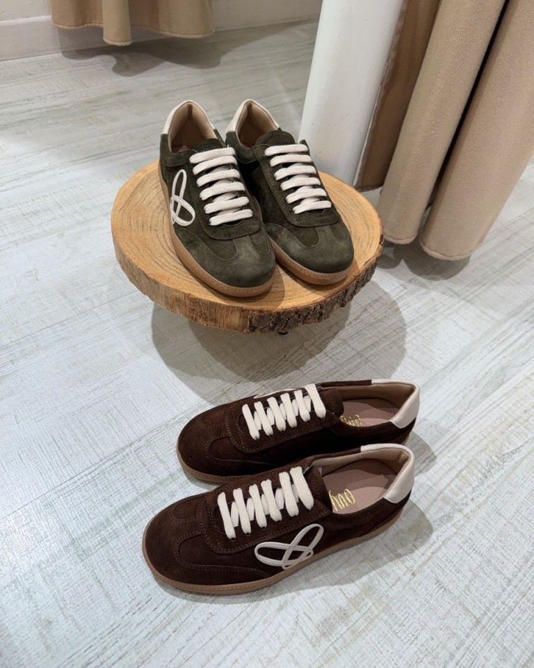 Sneakers in camoscio verde Ovyè Shop Online Sneakers in camoscio verde Ovyè