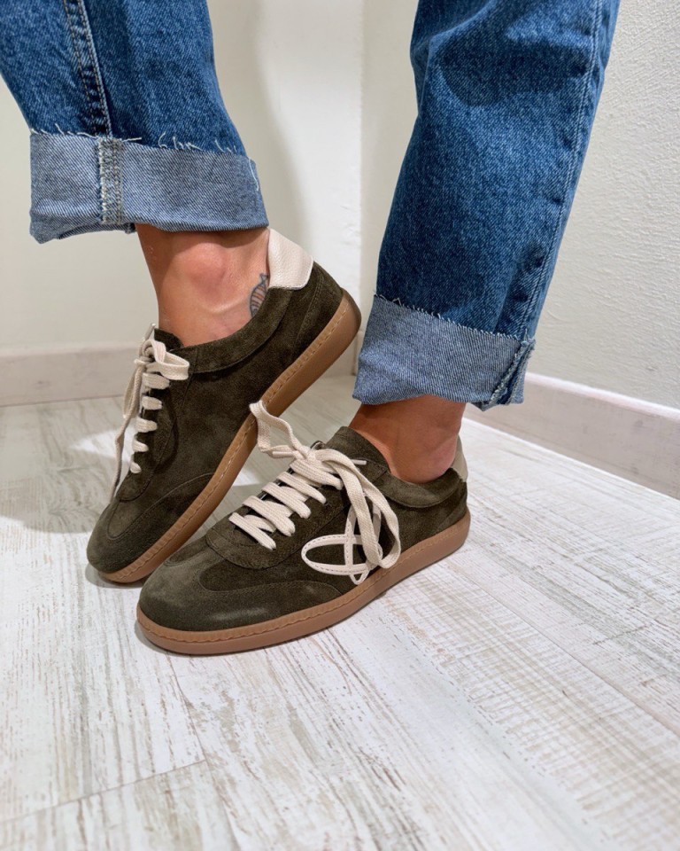 Sneakers in camoscio verde Ovyè Shop Online Sneakers in camoscio verde Ovyè