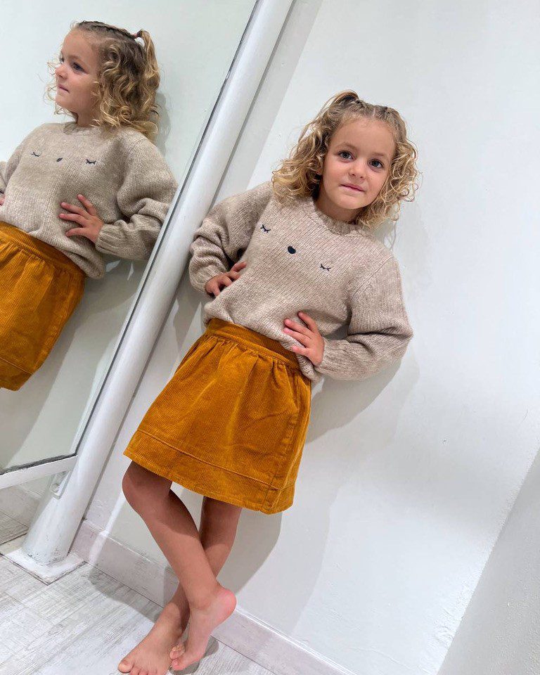 Minigonna in velluto a costine senape Name it Shop Online Minigonna in velluto a costine senape Name it