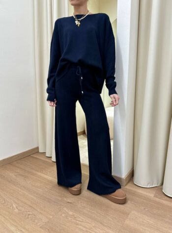 Shop Online Completo in maglia blu pantalone e maglia barca HaveOne