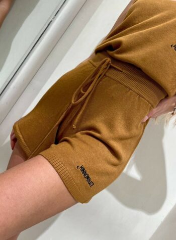 Shop Online Short in maglia tabacco Hinnominate