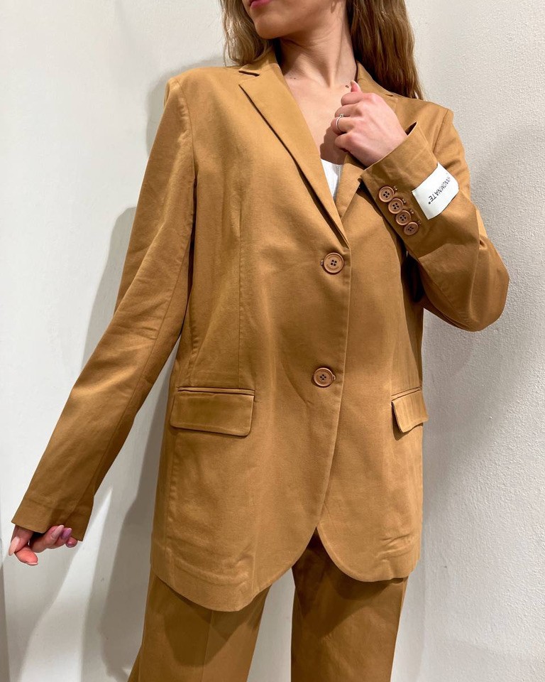 Giacca sfoderata tabacco Hinnominate Shop Online Giacca sfoderata tabacco Hinnominate