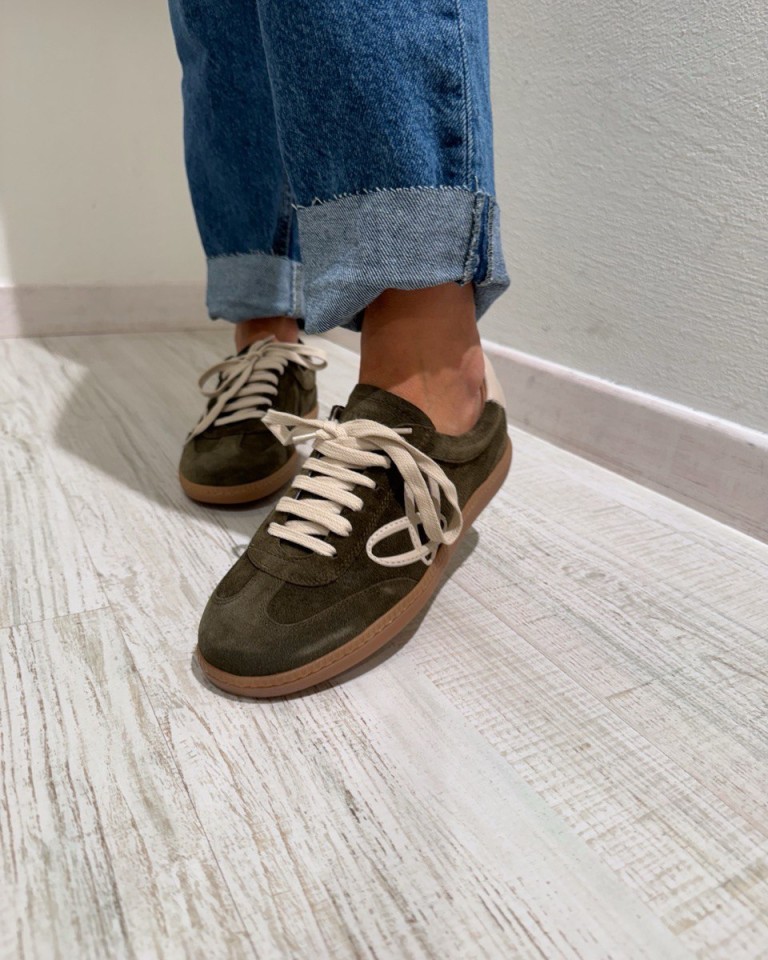 Sneakers in camoscio verde Ovyè Shop Online Sneakers in camoscio verde Ovyè