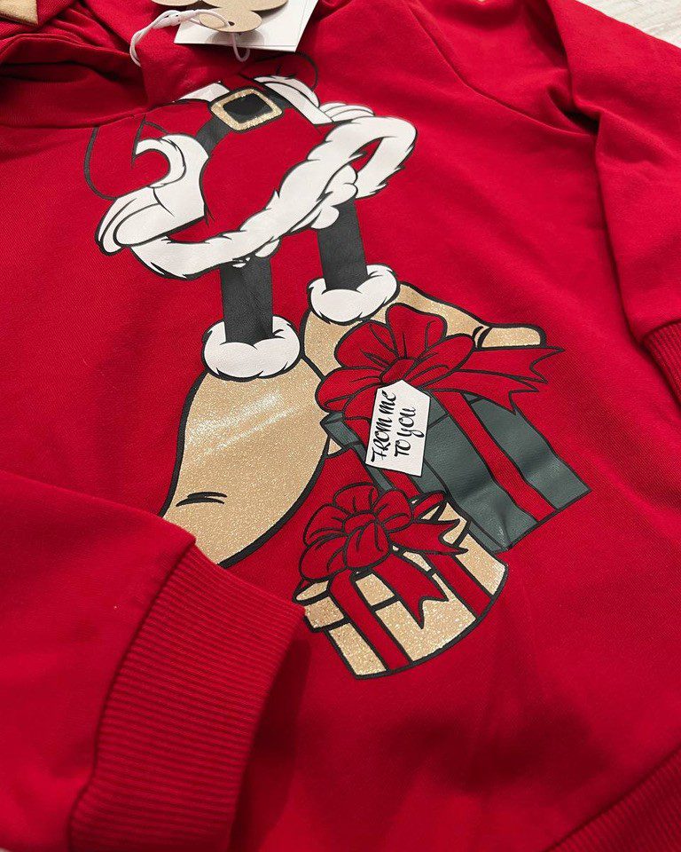 Felpa natalizia Disney rossa Name it Shop Online Felpa natalizia Disney rossa Name it