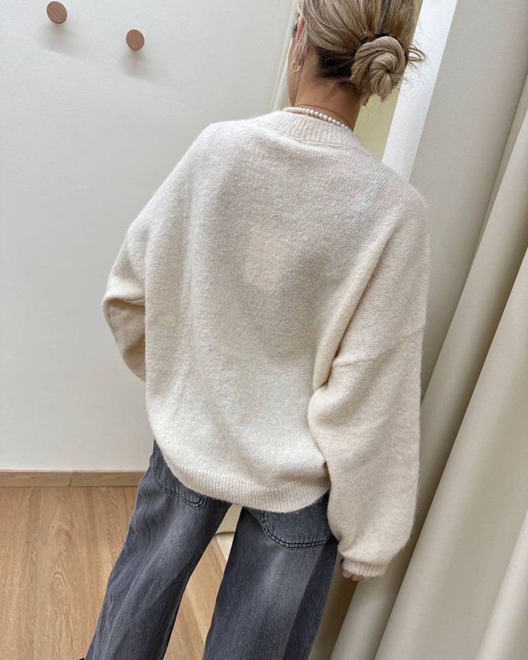 Maglione burro scritta "Ciao" Susy Mix Shop Online Maglione burro scritta "Ciao" Susy Mix