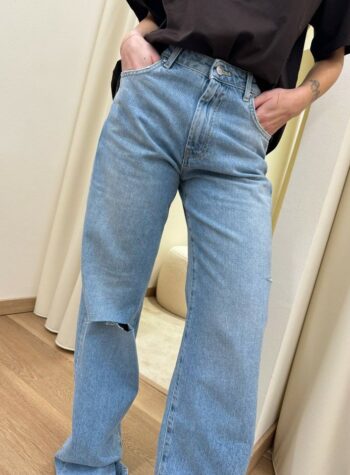 Shop Online Jeans Alex lavaggio denim con tagli Vicolo