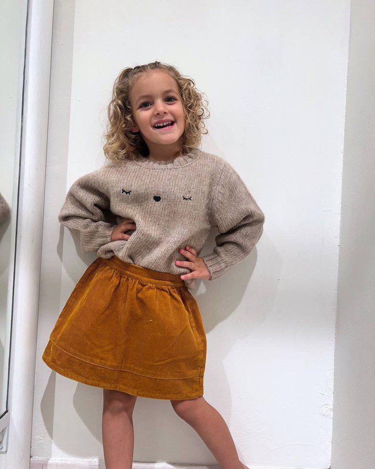 Minigonna in velluto a costine senape Name it Shop Online Minigonna in velluto a costine senape Name it