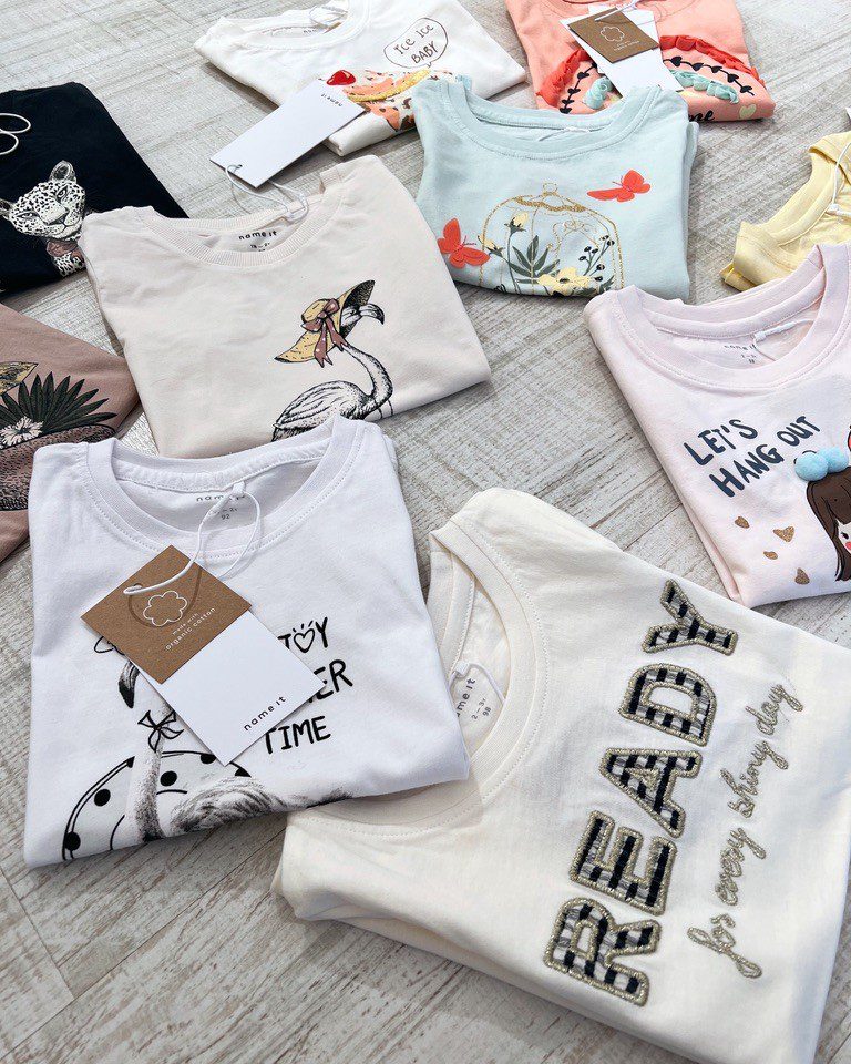 T-shirt panna con stampa gelato Name it Shop Online T-shirt panna con stampa gelato Name it