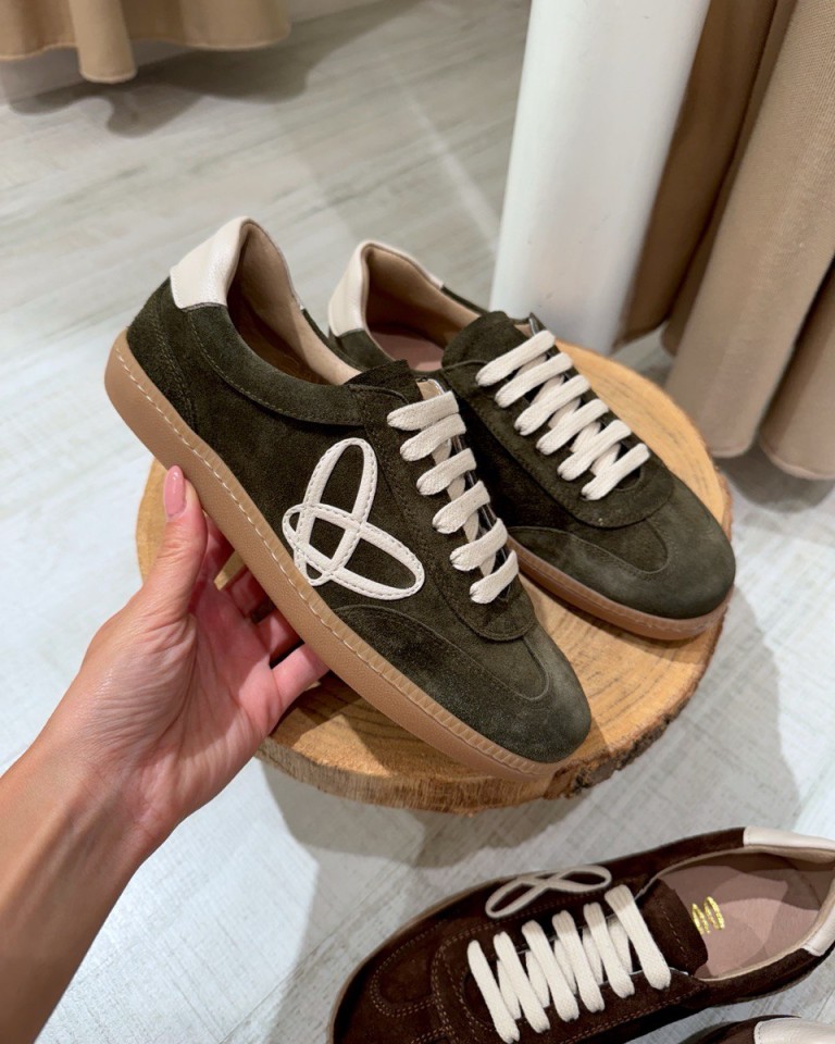 Sneakers in camoscio verde Ovyè Shop Online Sneakers in camoscio verde Ovyè