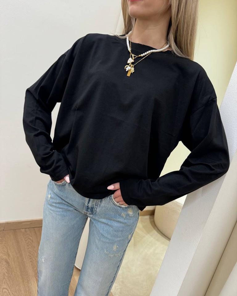 Maglia over scatoletta nera HaveOne Shop Online Maglia over scatoletta nera HaveOne