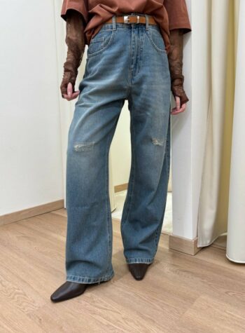 Shop Online Jeans "Papavero" thè rotture e cintura Kontatto