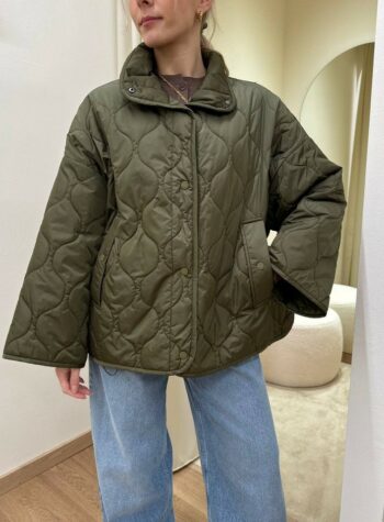Shop Online Piumino leggero trapuntato verde militare Vicolo