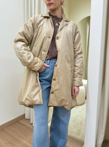 Shop Online Trench tecnico imbottito beige Vicolo