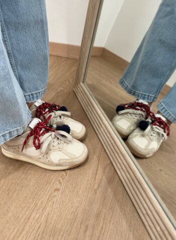 Shop Online Sneakers beige pompon Ovyè