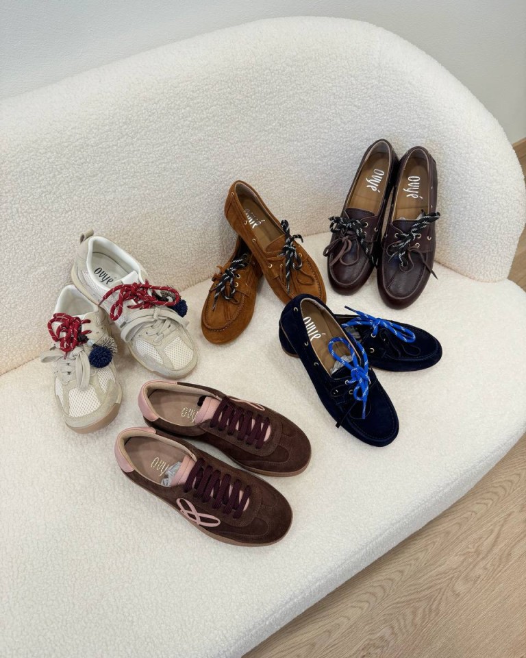 Sneakers beige pompon Ovyè Shop Online Sneakers beige pompon Ovyè