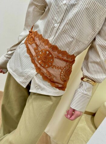 Shop Online Foulard in pizzo ruggine Vicolo