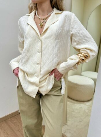 Shop Online Camicia over pizzo burro Vicolo