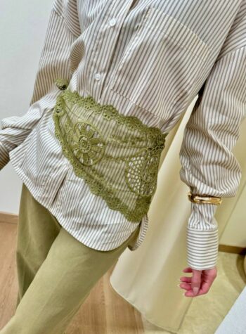 Shop Online Foulard in pizzo olio Vicolo