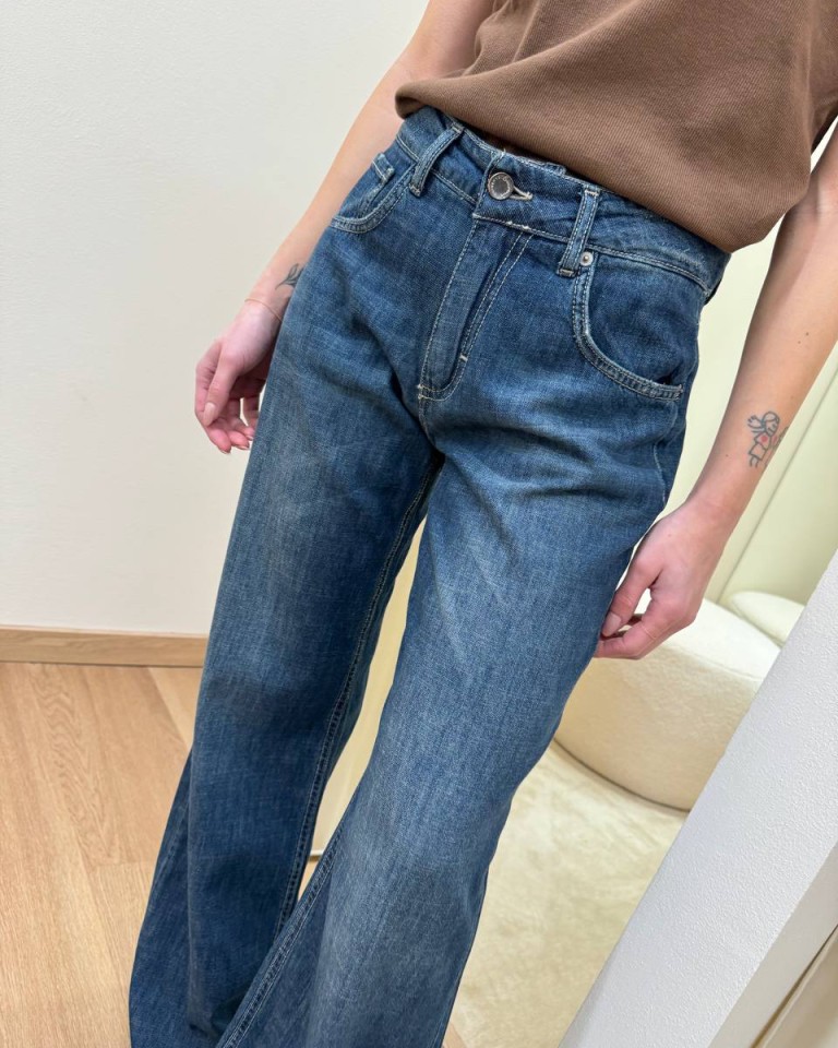 Jeans blu scuro rotture Souvenir Shop Online Jeans blu scuro rotture Souvenir