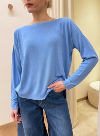 Shop Online Maglia basic scatoletta denim Kontatto