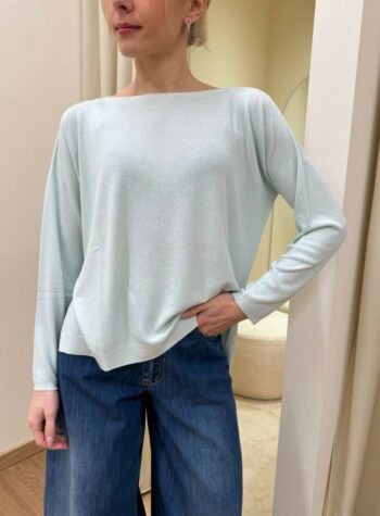 Shop Online Maglia basic scatoletta menta Kontatto