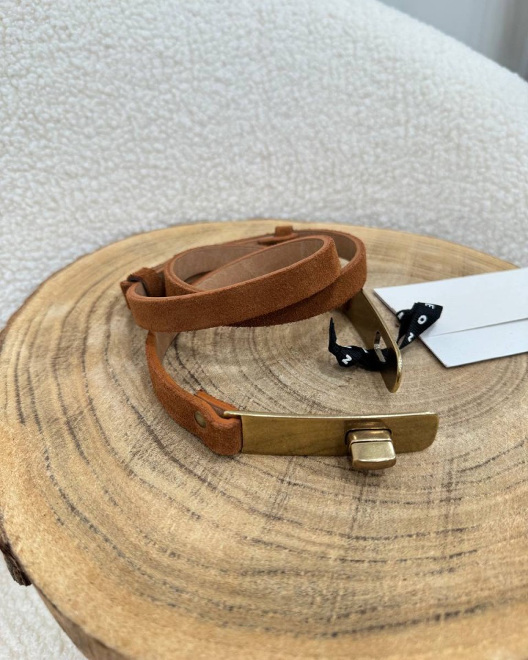 Cintura scamosciata cuoio regolabile HaveOne Shop Online Cintura scamosciata cuoio regolabile HaveOne