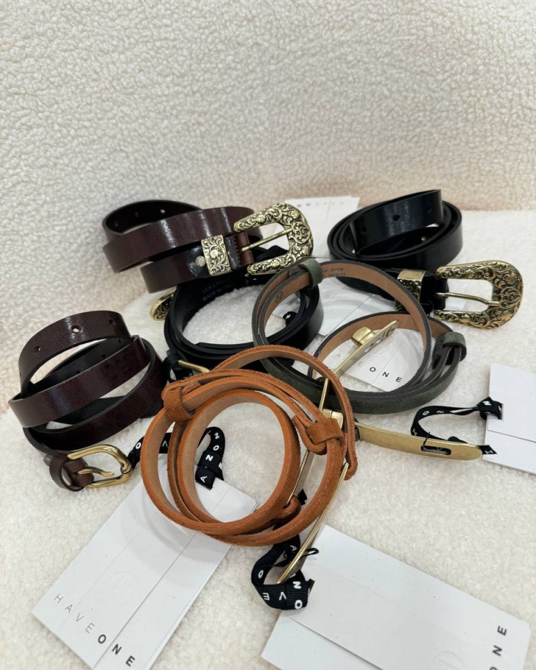 Cintura scamosciata cuoio regolabile HaveOne Shop Online Cintura scamosciata cuoio regolabile HaveOne