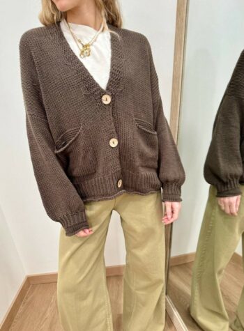 Shop Online Cardigan in maglia moro HaveOne