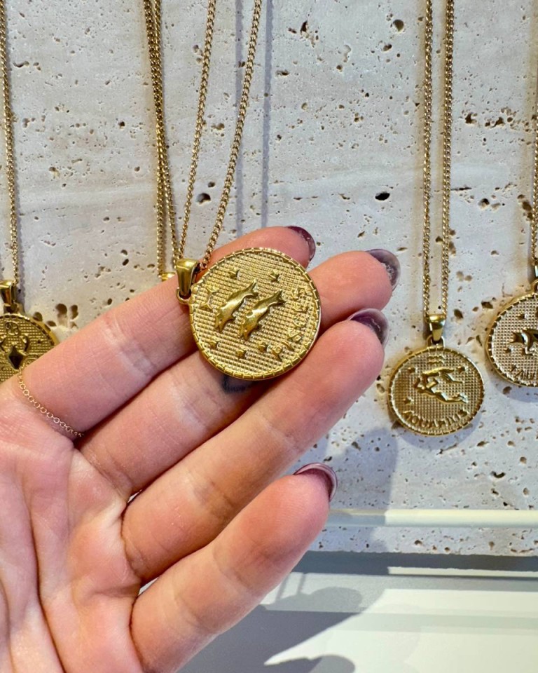 Collana Pisces dorata Club Manhattan Shop Online Collana Pisces dorata Club Manhattan