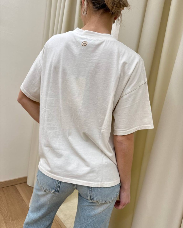 T-shirt over scatoletta burro HaveOne Shop Online T-shirt over scatoletta burro HaveOne