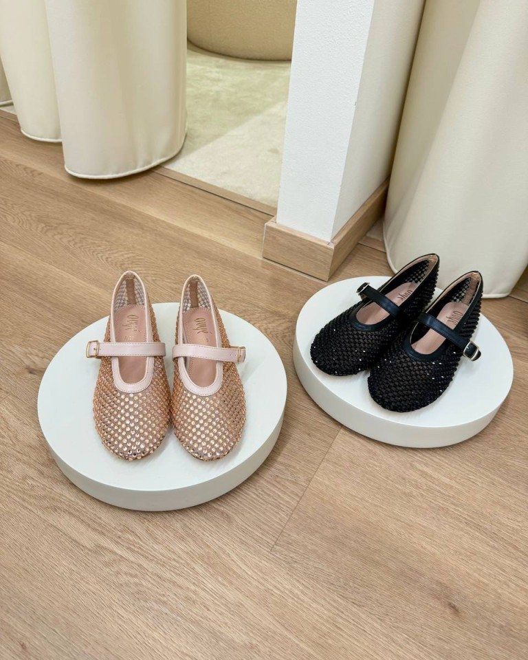 Ballerina nude strass Ovyè Shop Online Ballerina nude strass Ovyè