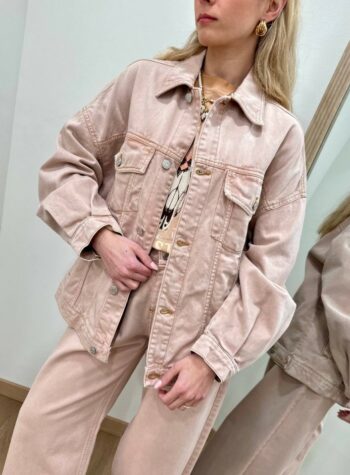 Shop Online Giacca in jeans rosa antico HaveOne