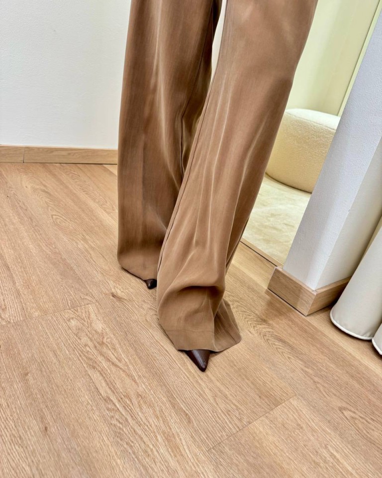 Pantalone fluido tabacco Souvenir Shop Online Pantalone fluido tabacco Souvenir