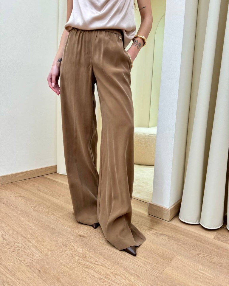 Pantalone fluido tabacco Souvenir Shop Online Pantalone fluido tabacco Souvenir