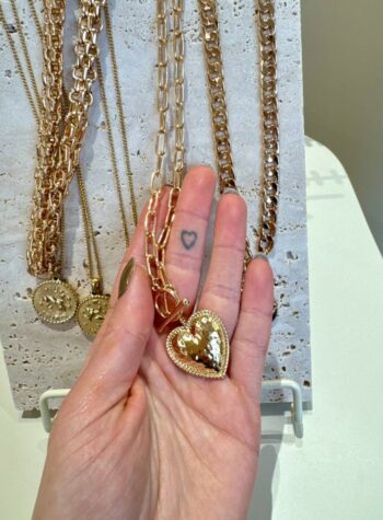 Shop Online Collana Amore dorata Club Manhattan