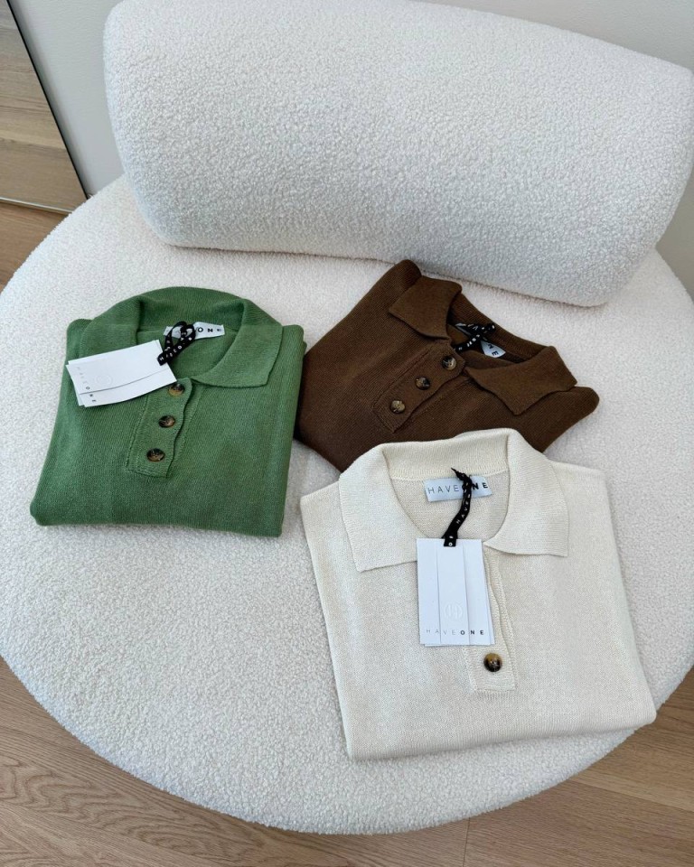 Maglia polo over verde militare HaveOne Shop Online Maglia polo over verde militare HaveOne