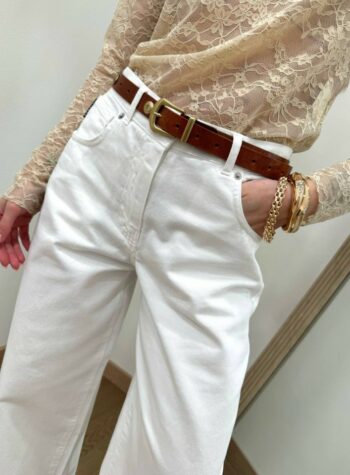 Shop Online Cintura vera pelle borchie cuoio HaveOne