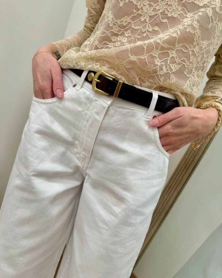 Cintura vera pelle borchie moro HaveOne Shop Online Cintura vera pelle borchie moro HaveOne