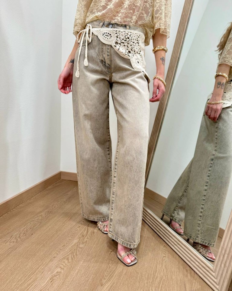 Jeans Bella chiaro sfumato beige HaveOne Shop Online Jeans Bella chiaro sfumato beige HaveOne