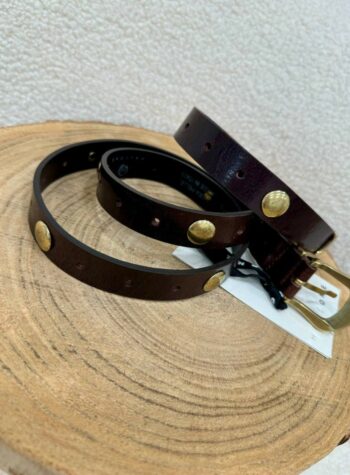 Shop Online Cintura vera pelle borchie moro HaveOne